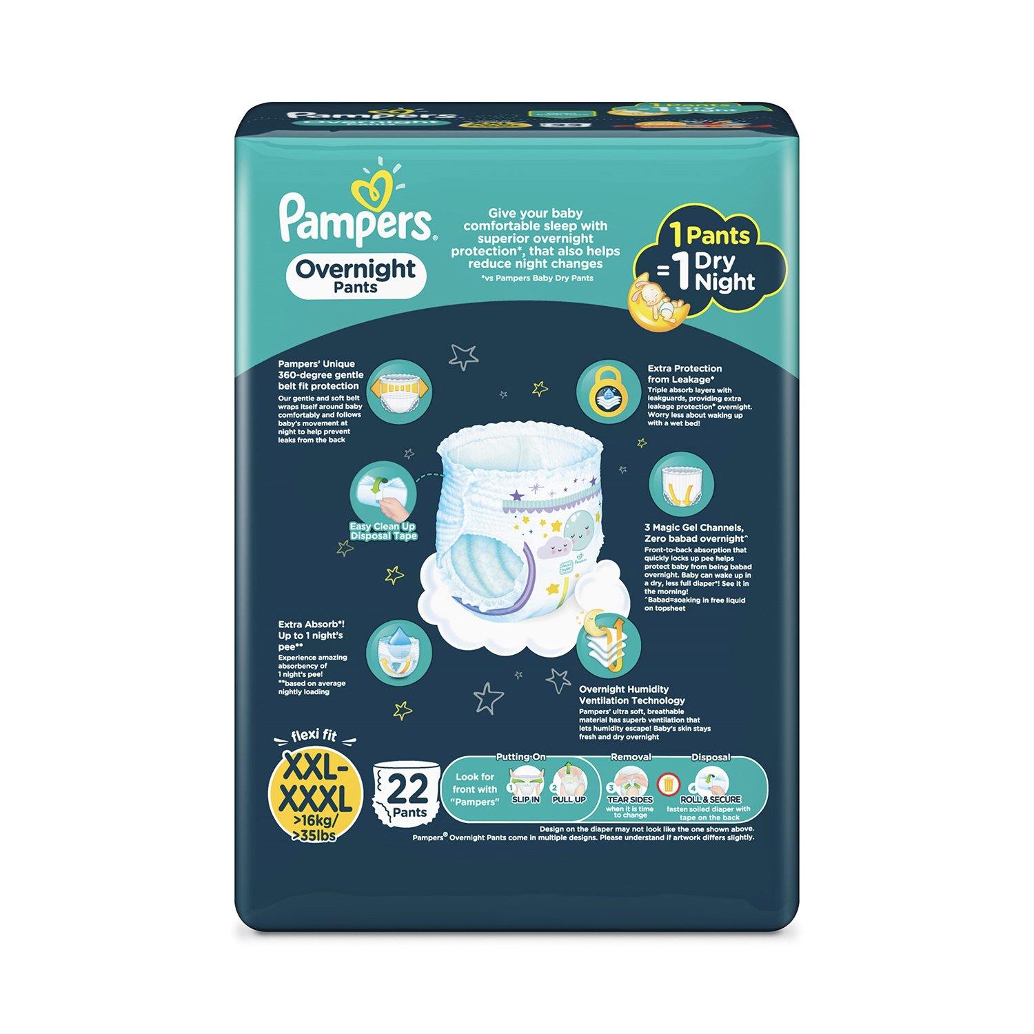 Pampers Overnight Pants Value XXL 22s - Southstar Drug