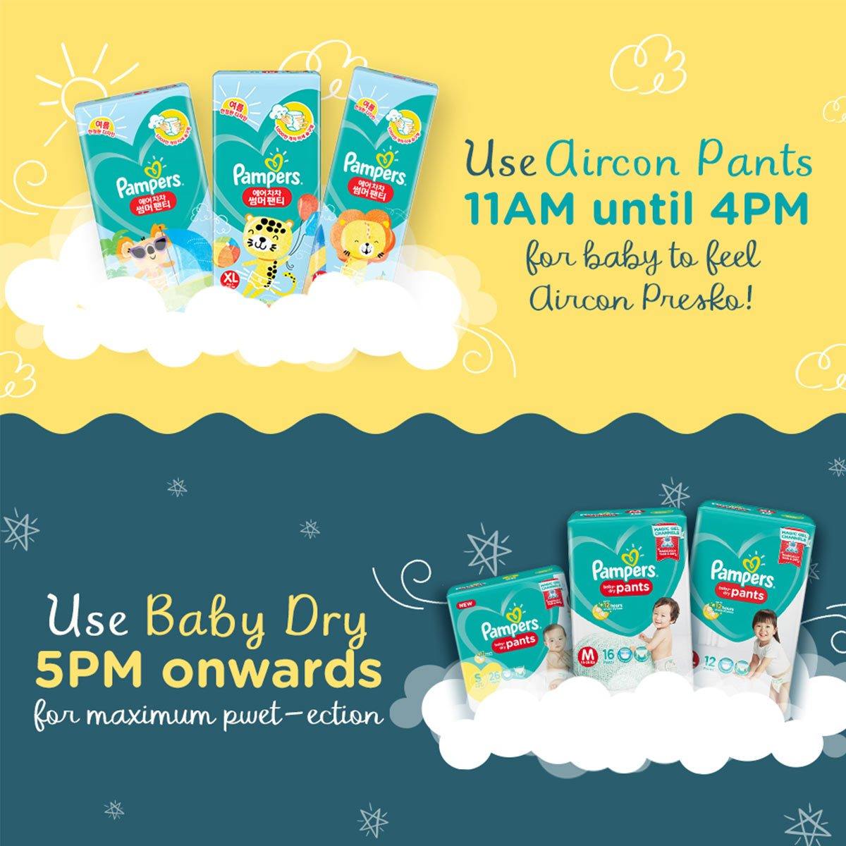 Pampers Aircon Pants XL 52s - Southstar Drug