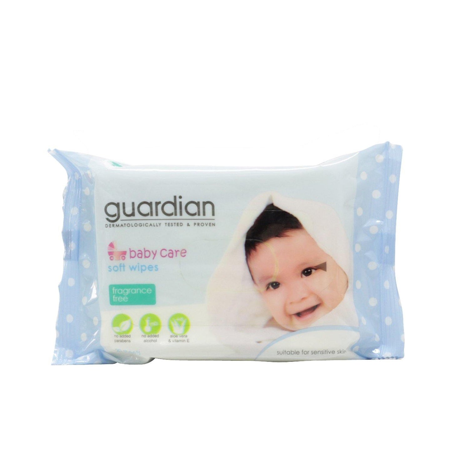Guardian Baby Wipes Fragrance Free 20 sheets - Southstar Drug
