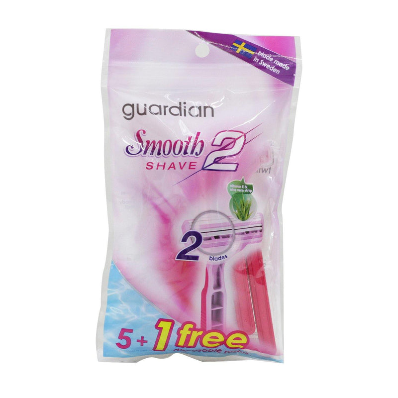 Guardian Ladies Smooth Shave 5 + 1 Disposable Razor - Southstar Drug