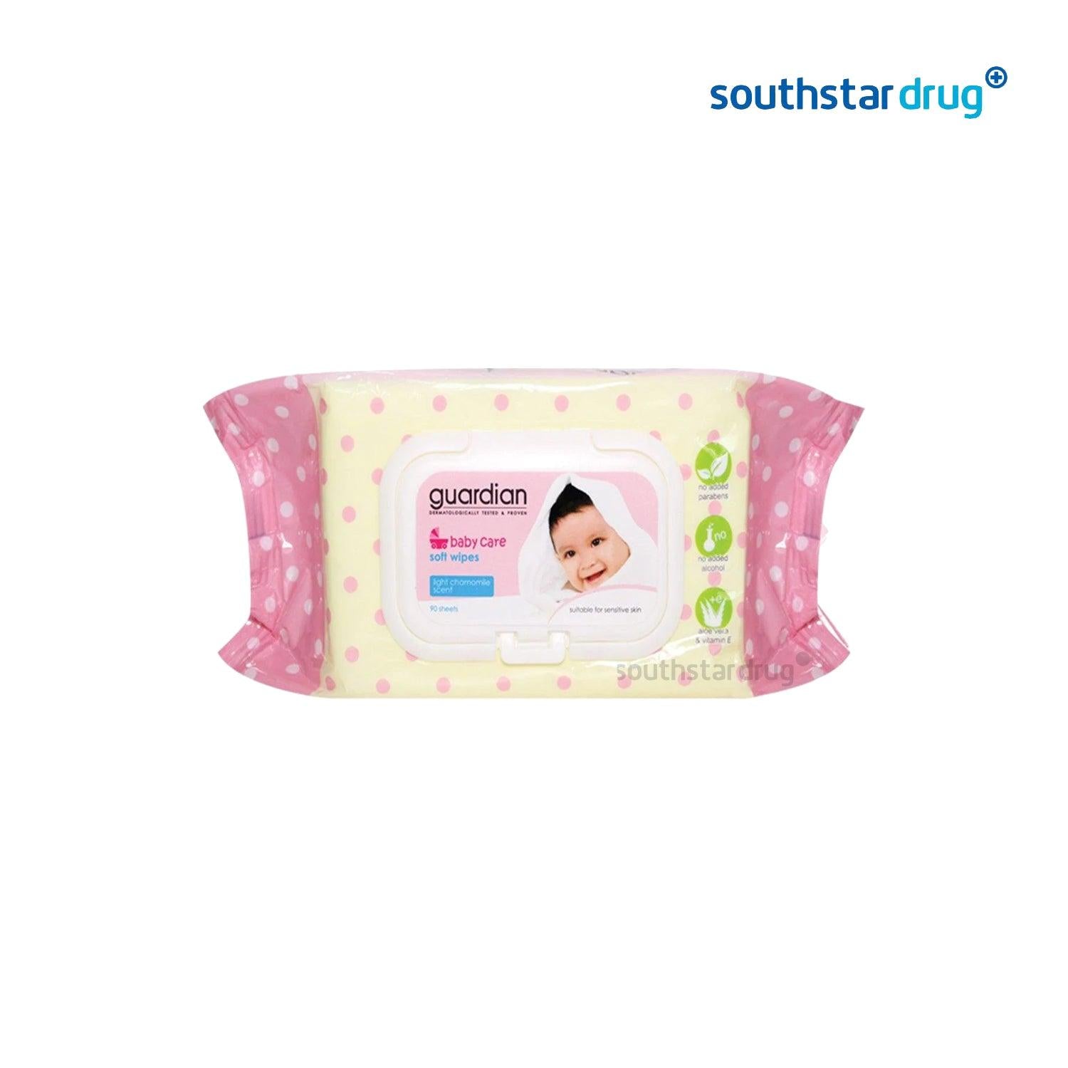 Guardian Baby Wipes Chamomile 90s - Southstar Drug