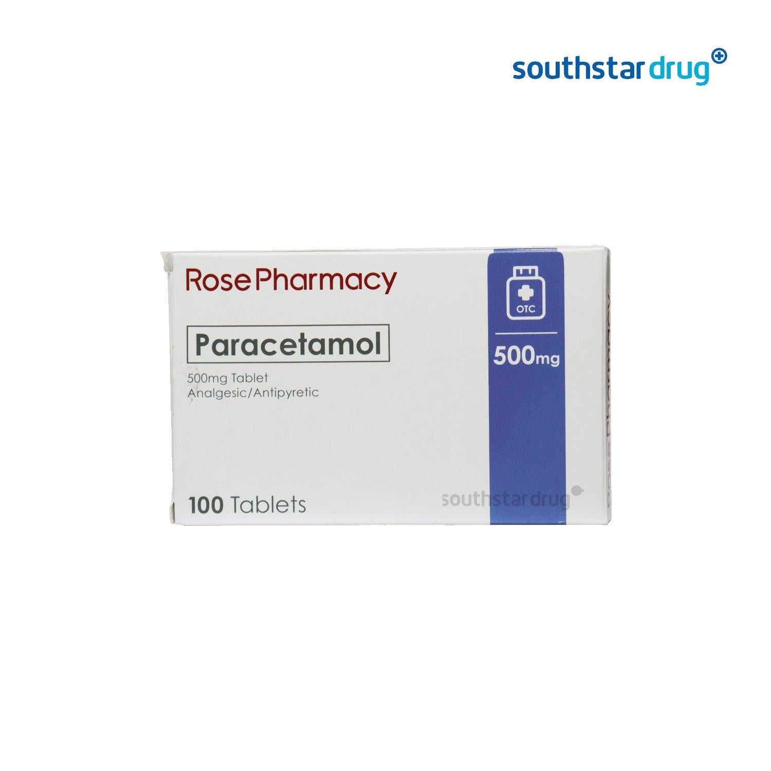 Rose Pharmacy Paracetamol 500 mg - 20s - Southstar Drug