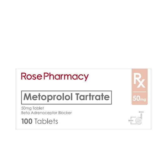 Rx: Rose Pharma Metoprolol 50 mg Tablet - Southstar Drug