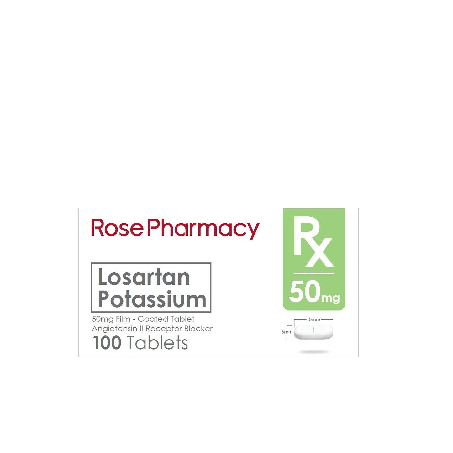 Rx: Rose Pharmacy Losartan Potassium 50 mg - Southstar Drug