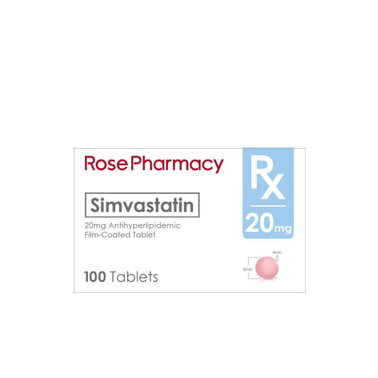 Rx: Rose Pharmacy Simvastatin 20 mg - Southstar Drug