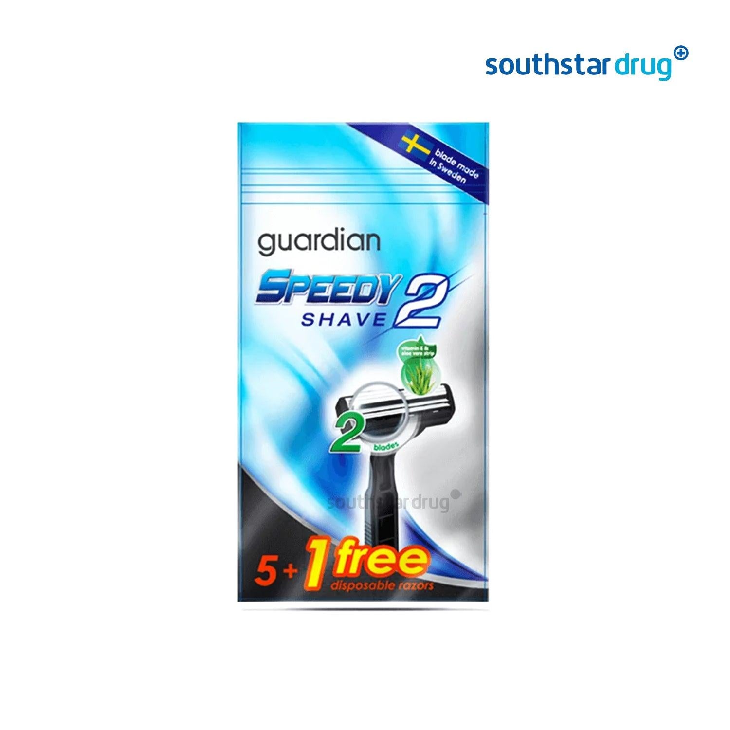 Guardian Men speedy Shave Disposable Razor 5 + 1 - Southstar Drug