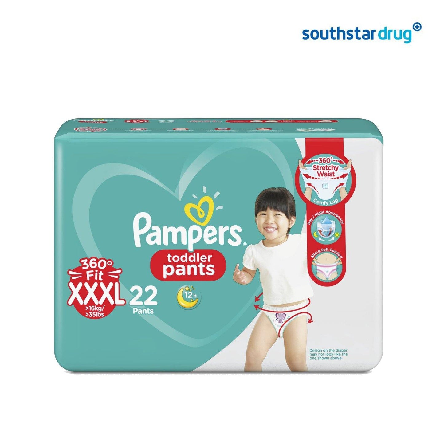 Pampers Baby Dry Diaper Pants XXXL- 22s - Southstar Drug