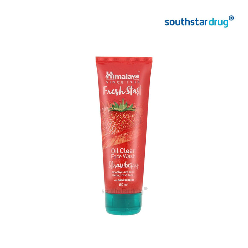 Himalaya Fresh Start Oil Clear Face Wash Strawberry 50ml - Southstar Drug