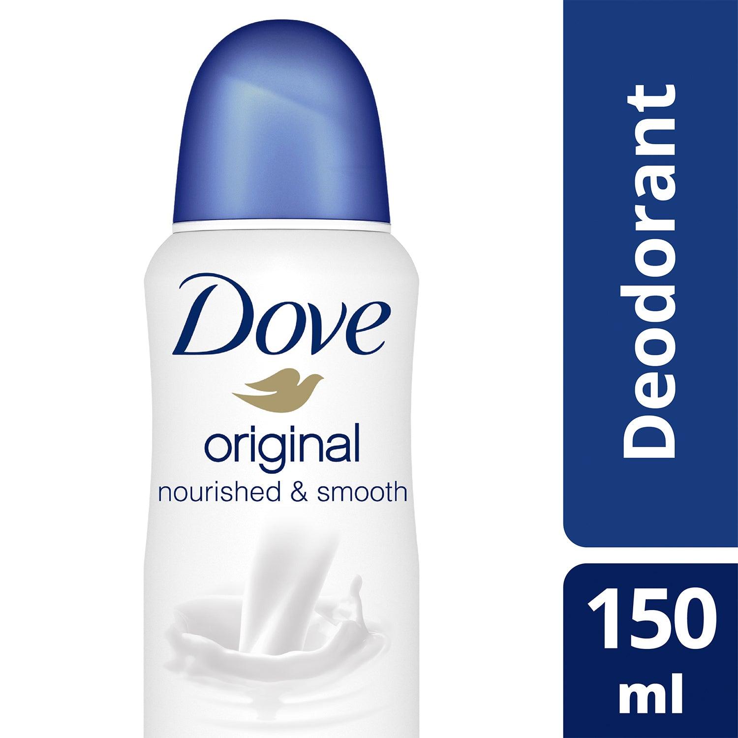 Buy Dove Deodorant Spray Original Nourished And Smooth 150ML Online