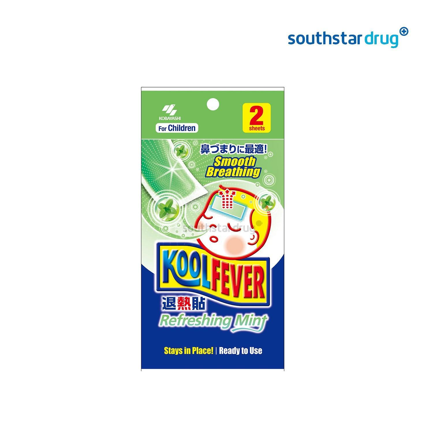 Koolfever Sheets For Chlidren Refreshing Mint - 2s - Southstar Drug