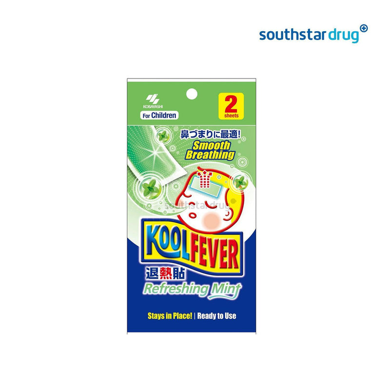 Koolfever Sheets For Chlidren Refreshing Mint - 2s - Southstar Drug