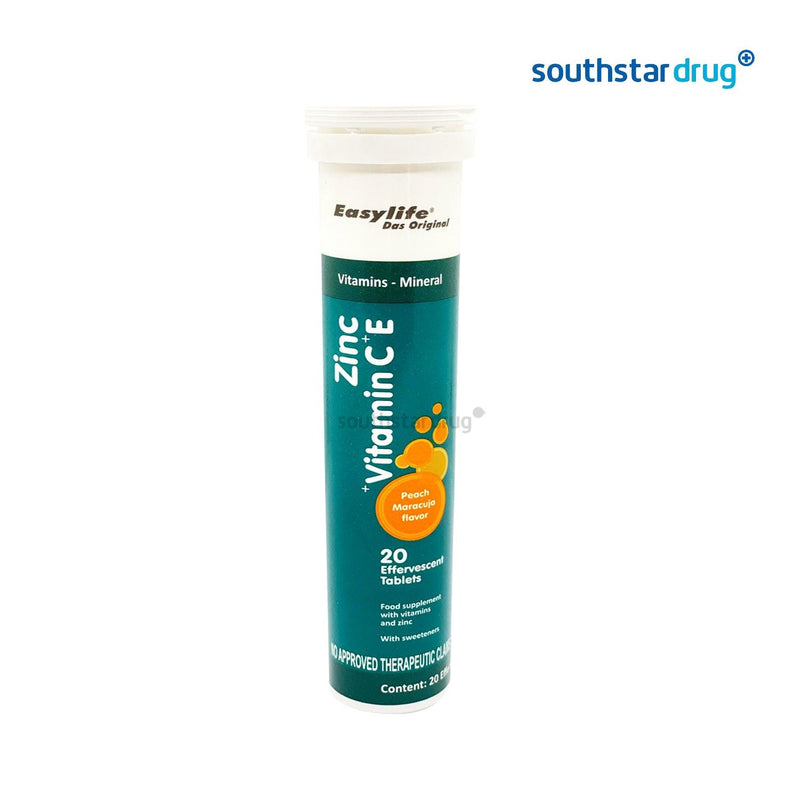 Easylife Das Original Zinc + Vitamin C + Vitamin E Tablet - 20s - Southstar Drug