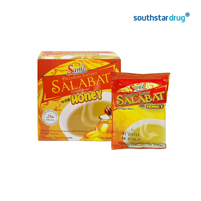 Sanlo Salabat Honey Sachet - 10s - Southstar Drug