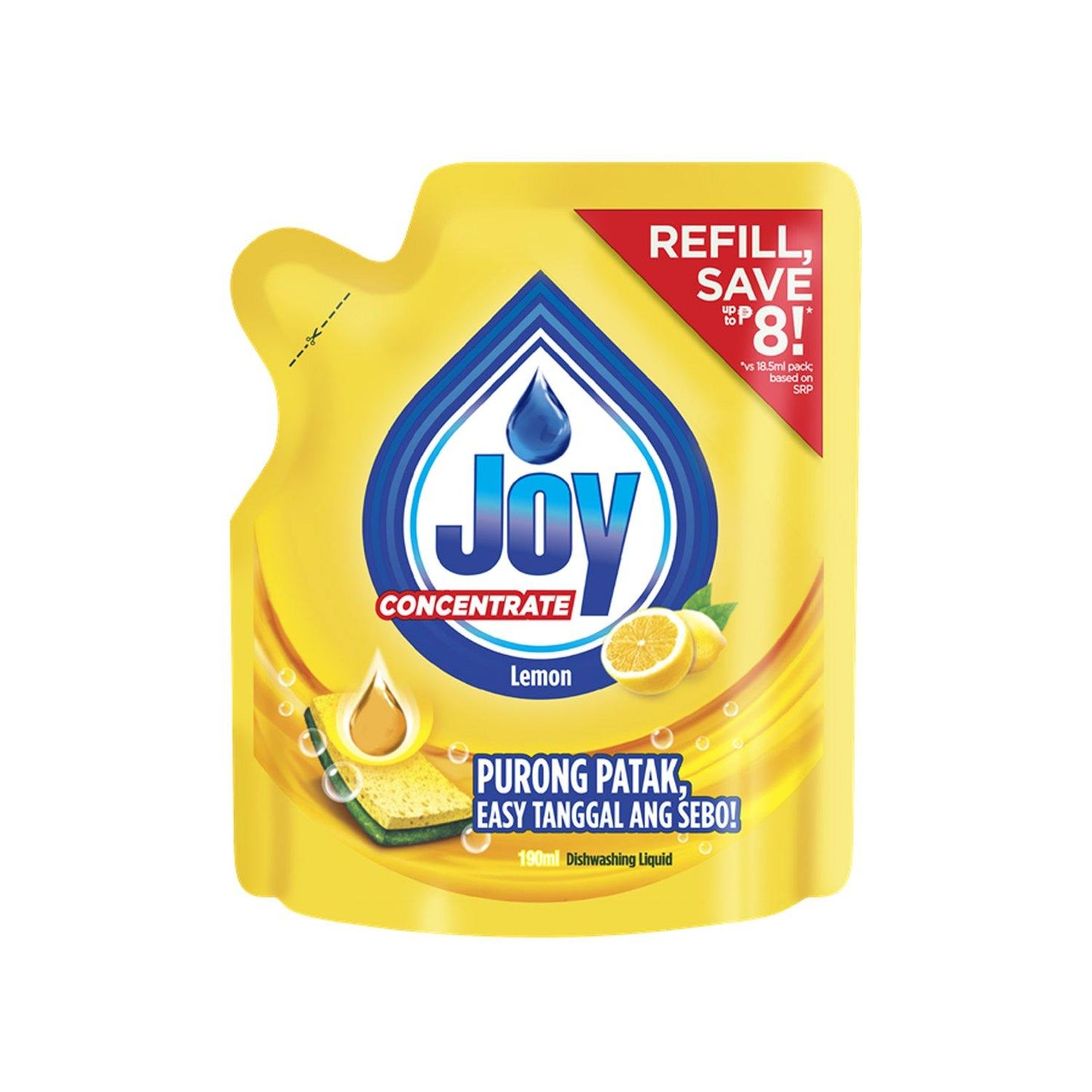 Joy Lemon Dishwashing Liquid 190ml - Southstar Drug