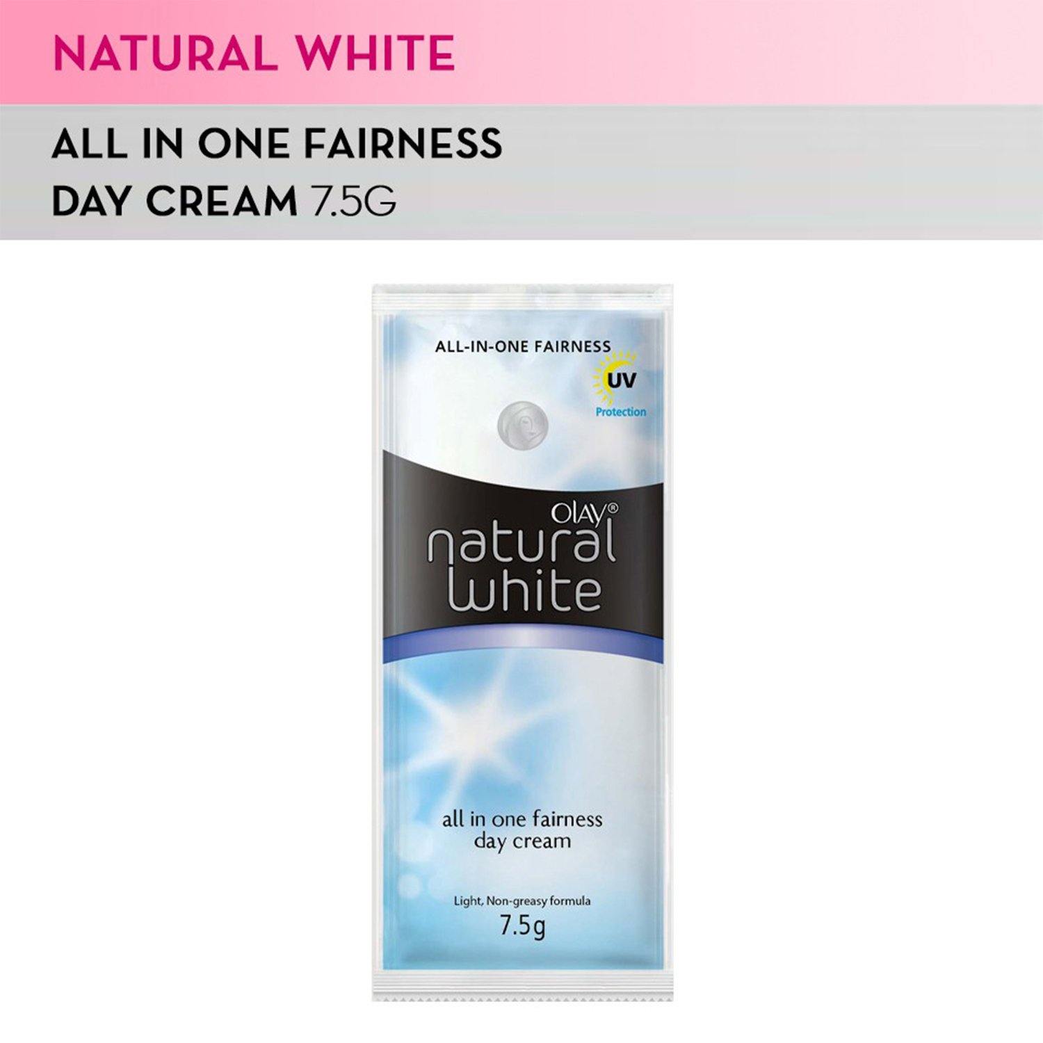 olay natural white light day cream