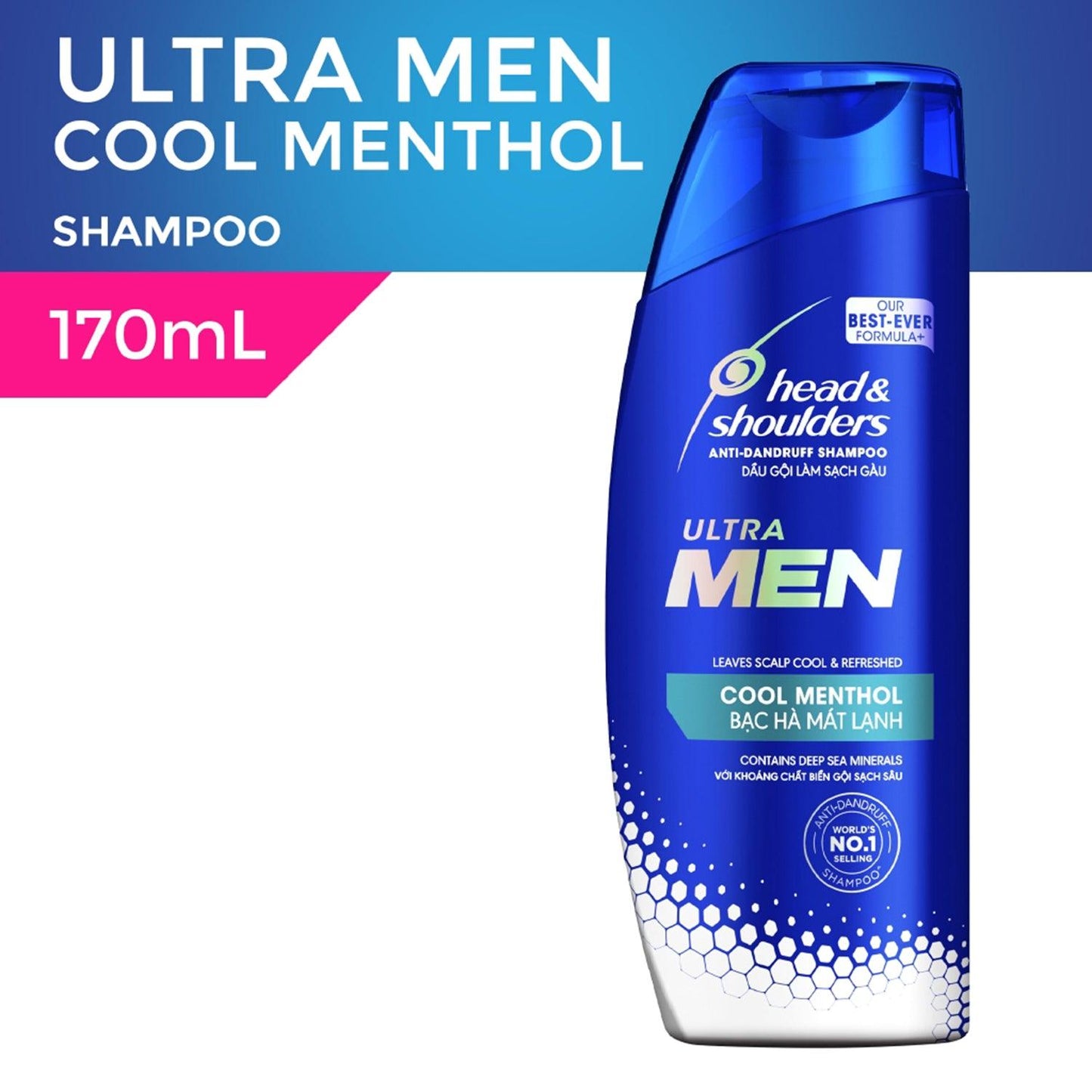 Head & Shoulders Cool Menthol Shampoo 170ml - Southstar Drug