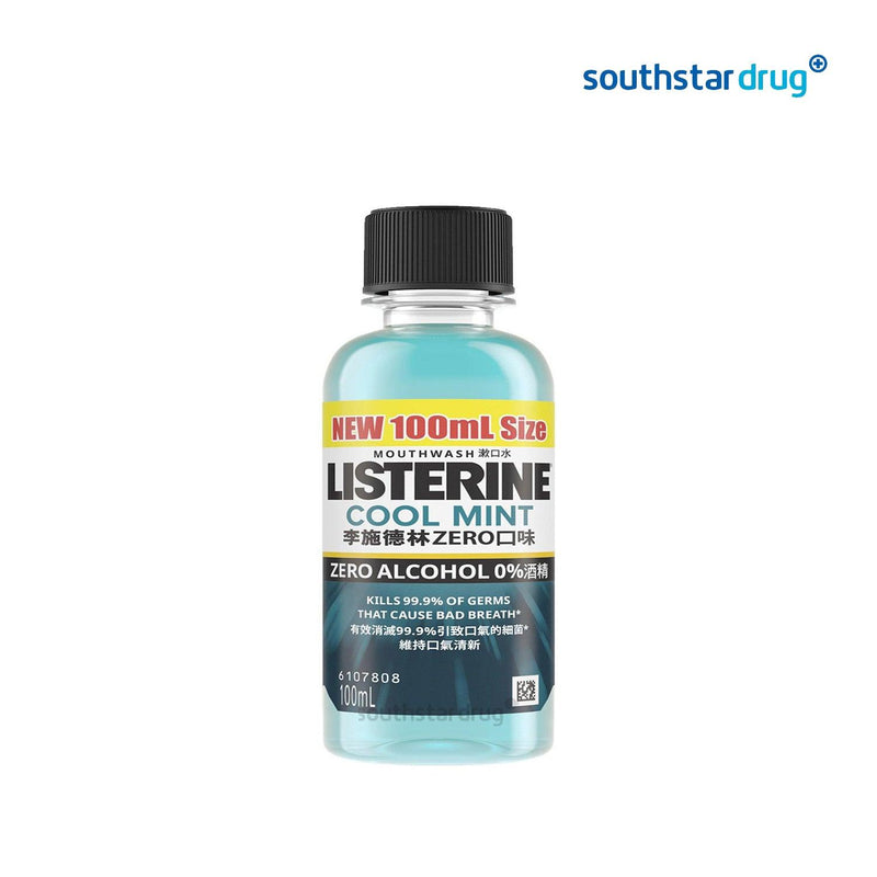 Listerine Coolmint Zero Mouthwash 100 ml - Southstar Drug
