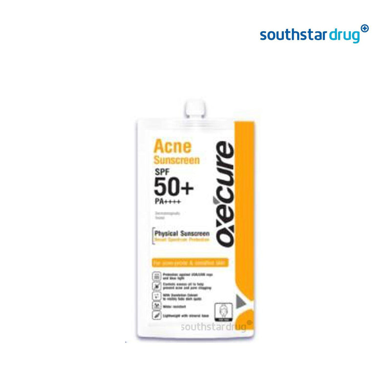 Oxecure Acne Sunscreen SPF50 6g Cream - Southstar Drug
