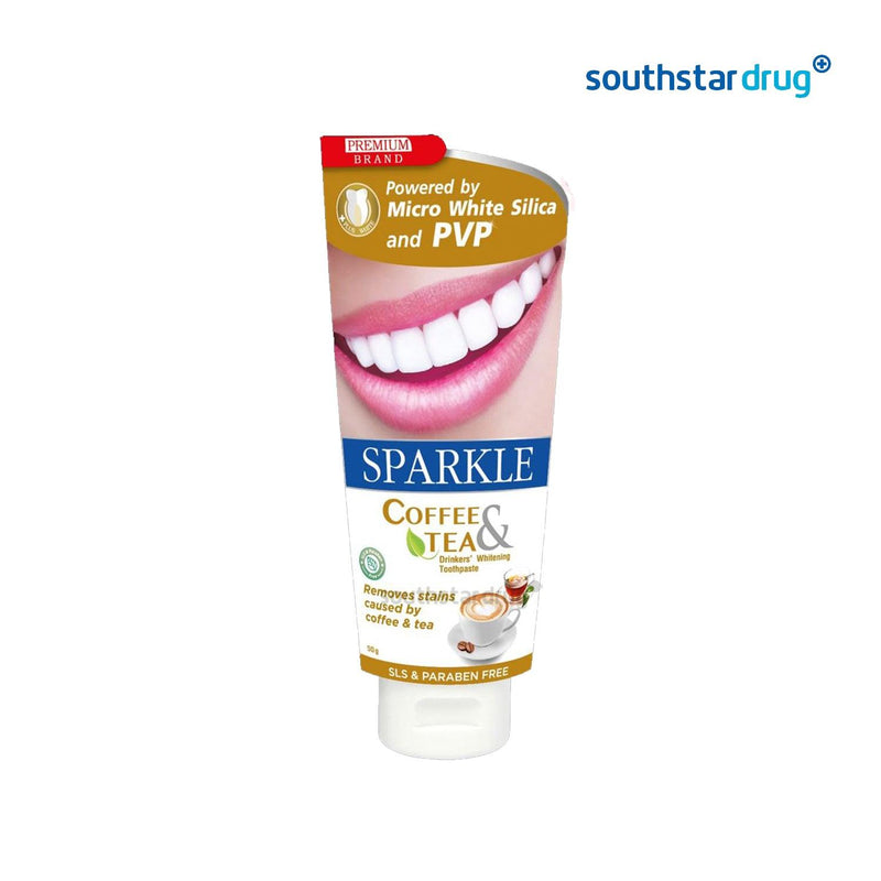Sparkle Coffee and Tea Drinker's Whitening Toothpaste - 50g - Southstar Drug