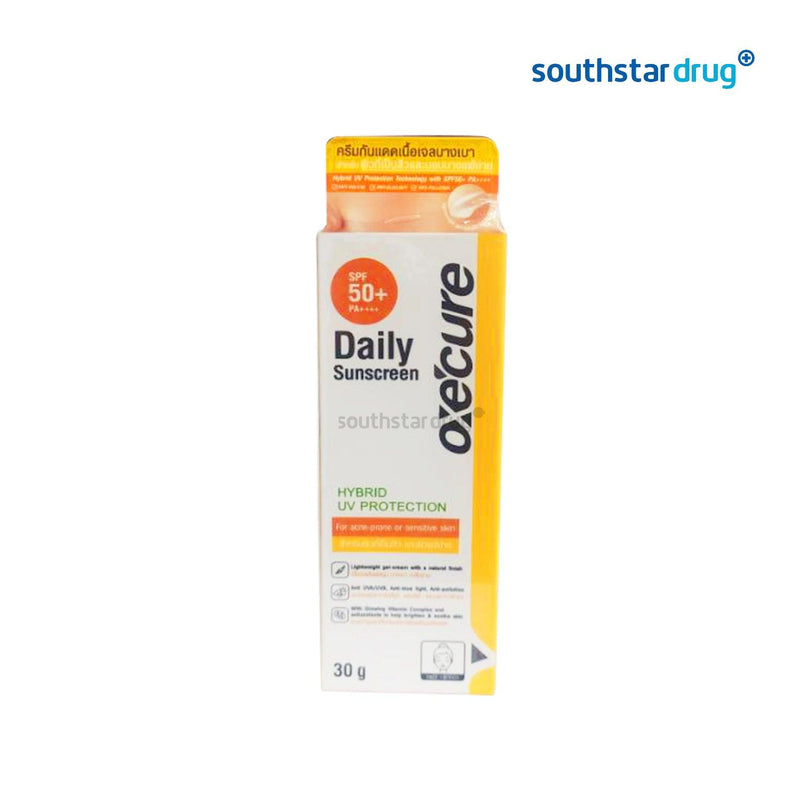 Oxecure Acne Sun Screen SPF50 30G Cream - Southstar Drug