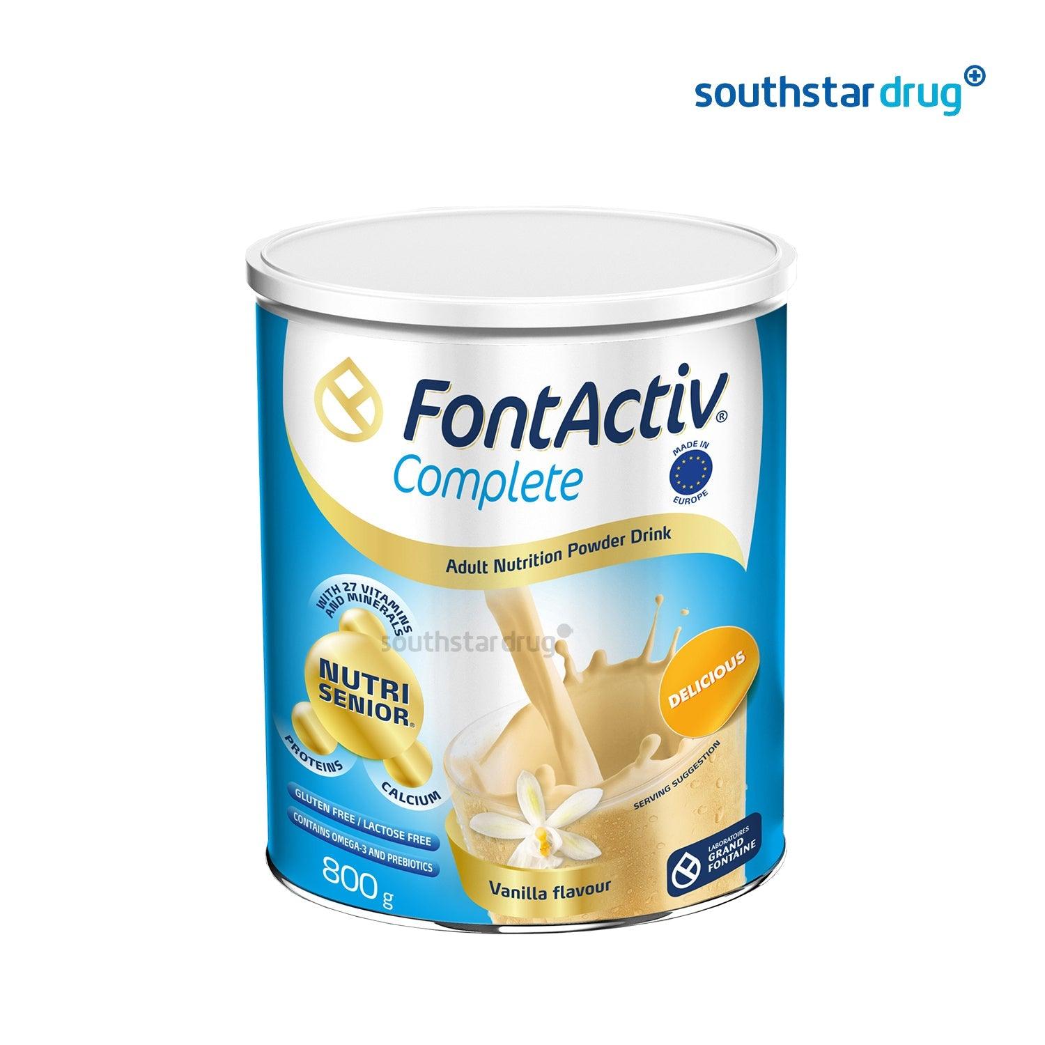 Fontactiv Complete Vanilla 800g - Southstar Drug