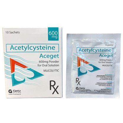 Rx: Aceget 600mg Powder Oral Solution 6g - Southstar Drug