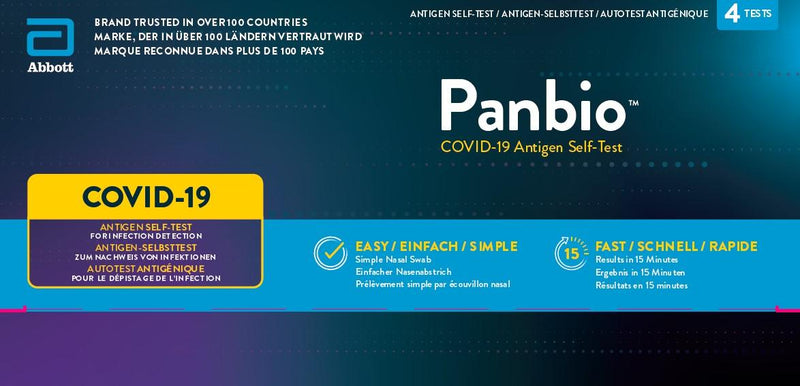 Panbio Covid-19 Antigen Rapid Self Test 4s - Southstar Drug
