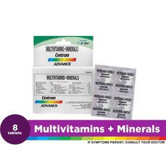 Centrum Advance Multivitamins + Minerals Tablets - 8s - Southstar Drug