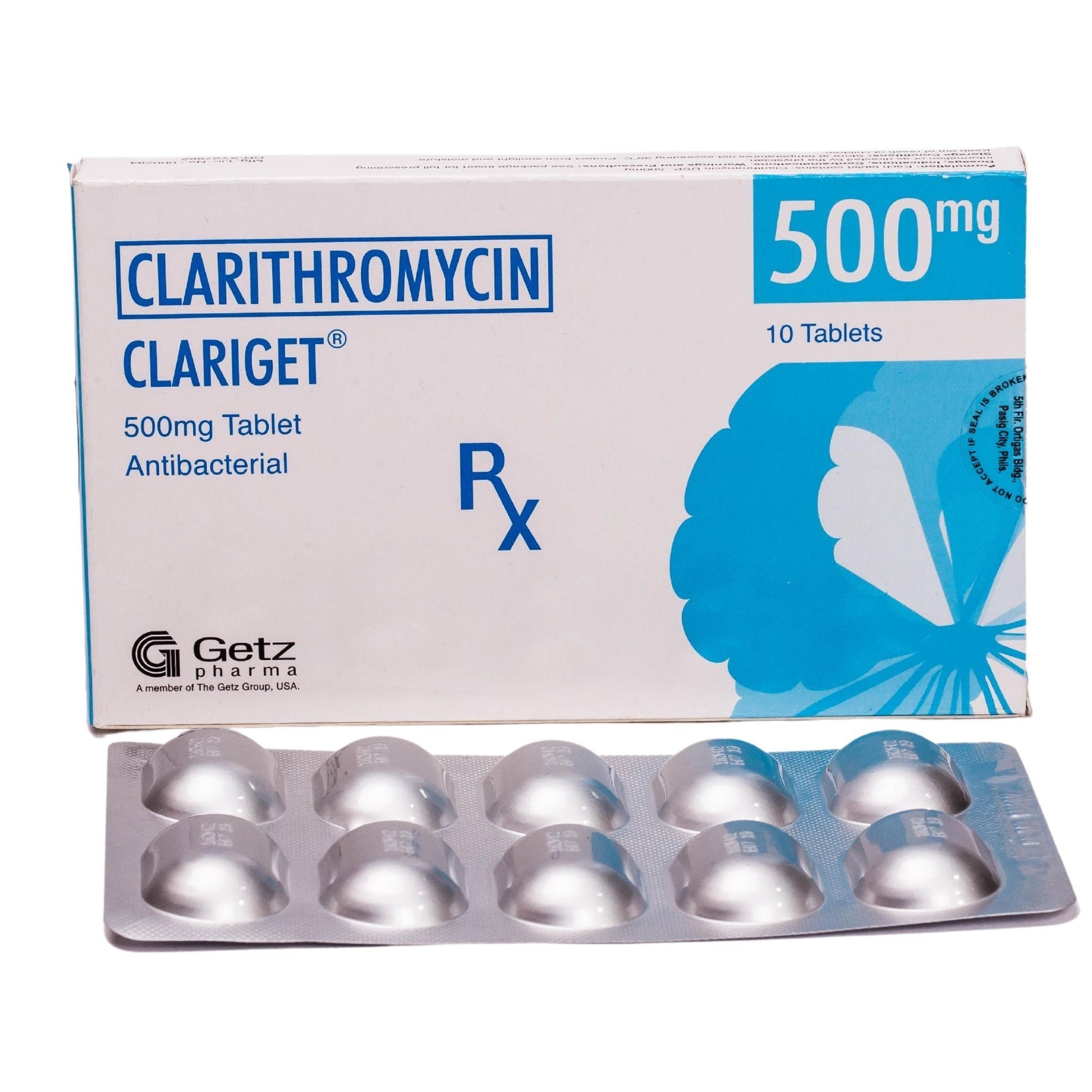 Rx: Clariget 500mg Tablet - Southstar Drug