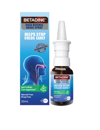 Betadine Cold Defense 20 ml Nasal Spray - Southstar Drug