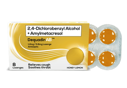 DequadinAB Honey Lemon Lozenge - 8s - Southstar Drug