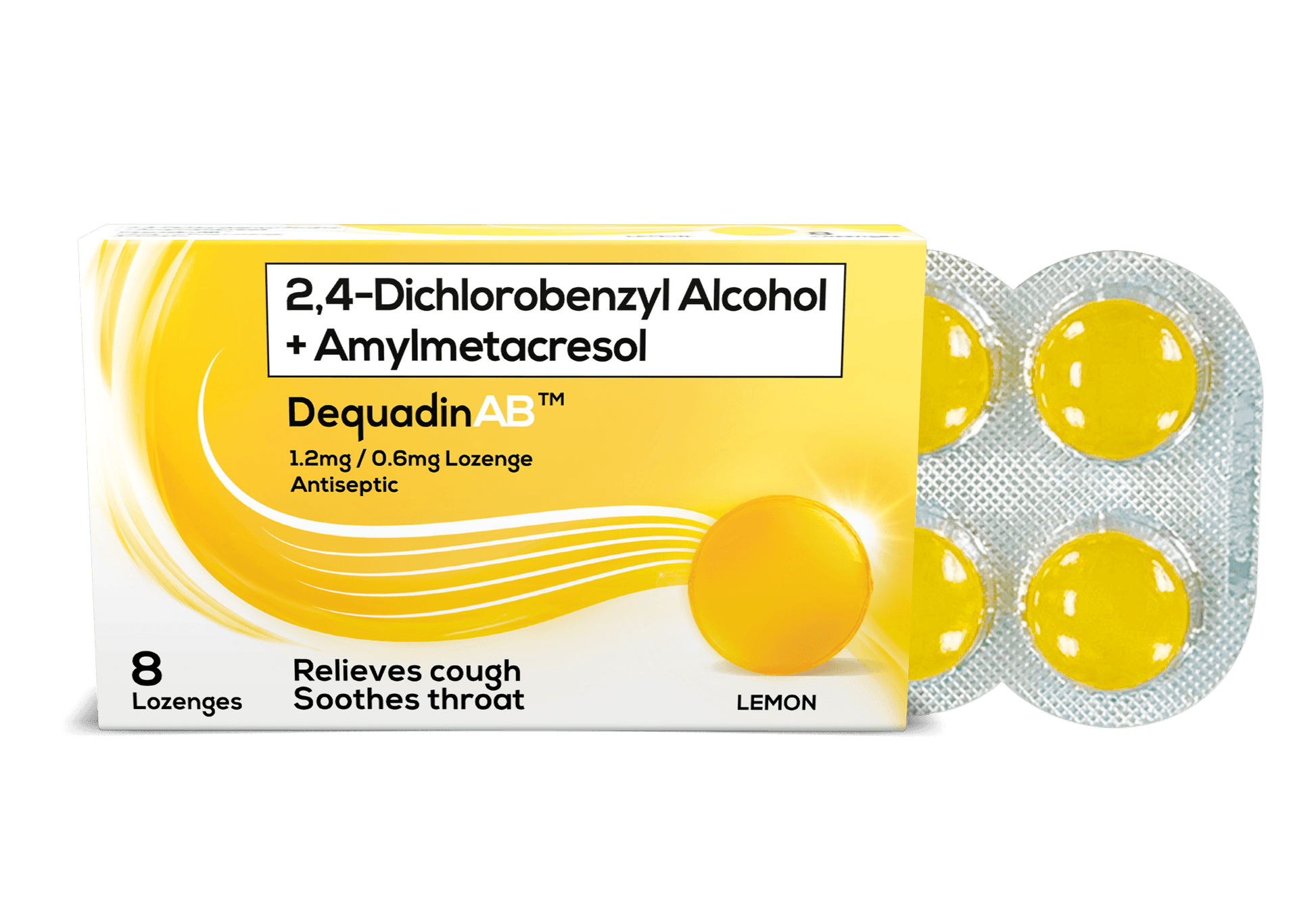 DequadinAB Lemon Lozenge - 8s - Southstar Drug