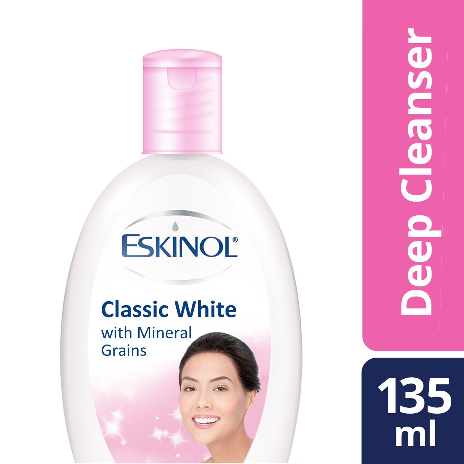 Eskinol Deep Cleanser Classic White Blackhead Prevent 135ML - Southstar Drug