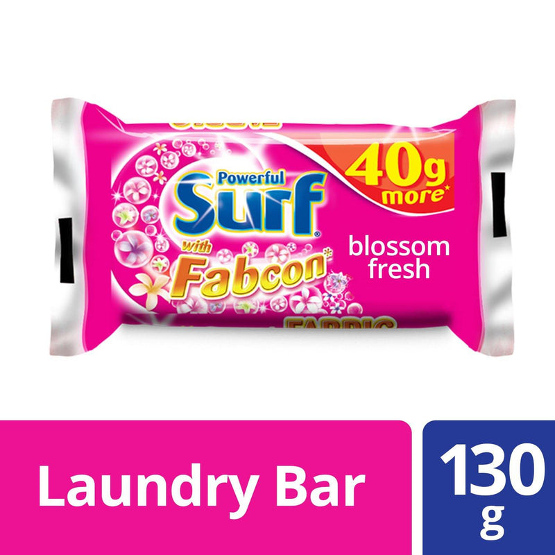 Surf Pink Jumbo Blossom Fresh Detergent Bar 130 g - Southstar Drug