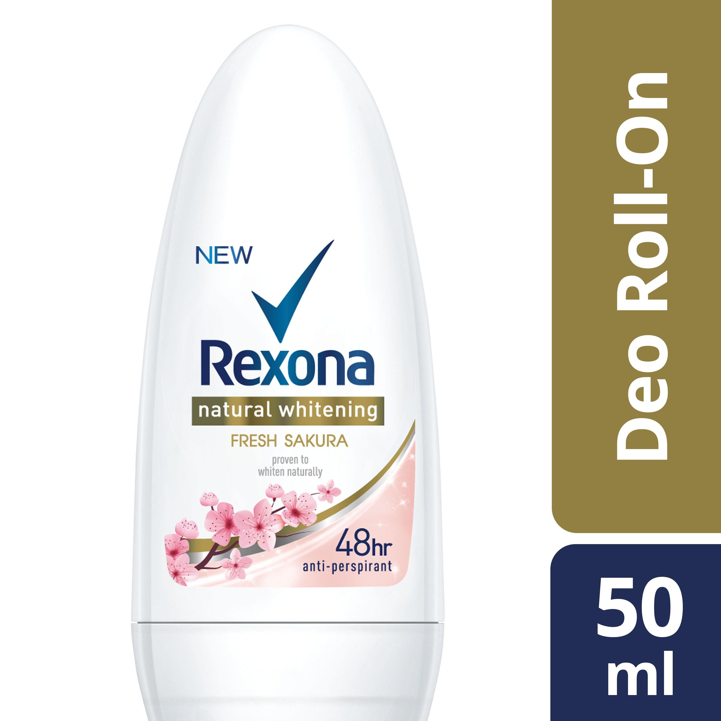 Rexona Women Deodorant Roll-On Natural Whitening Fresh Sakura 50ML - Southstar Drug