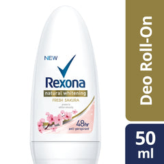 Rexona Women Deodorant Roll-On Natural Whitening Fresh Sakura 50ML - Southstar Drug