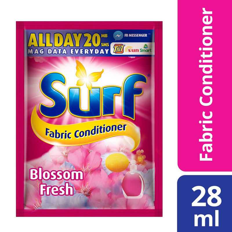 Surf Blossom Fresh Fabric Conditioner Sachet 28ml - 6s - Southstar Drug