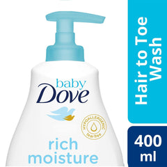 Baby Dove Hair To Toe Wash Rich Moisture 400ML - Southstar Drug