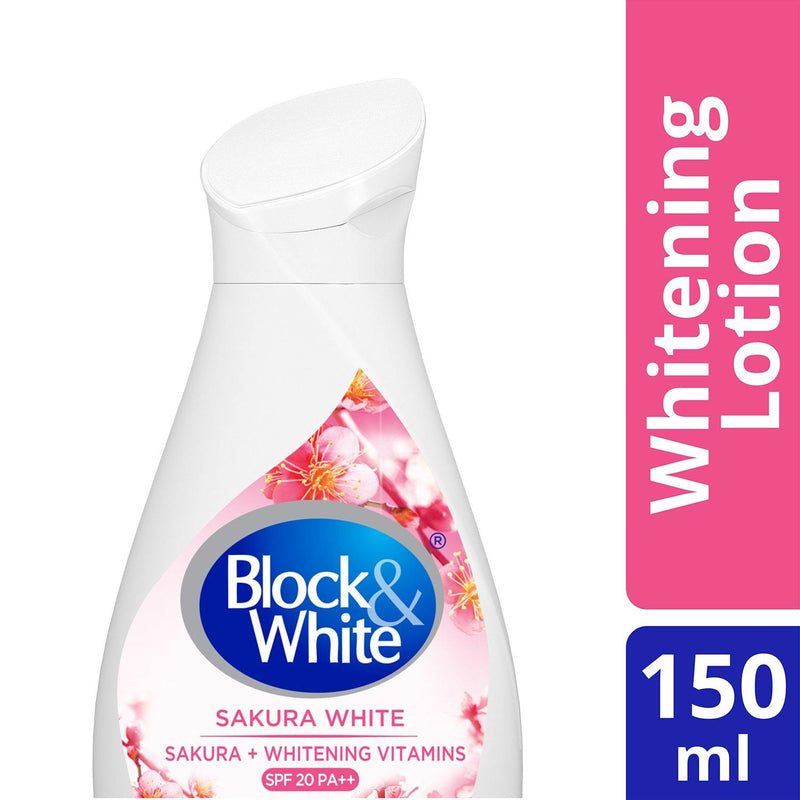 Block & White Lotion Sakura White 150ML - Southstar Drug