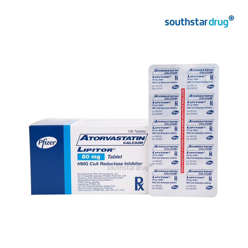 Rx: Lipitor 80 mg Tablet - Southstar Drug