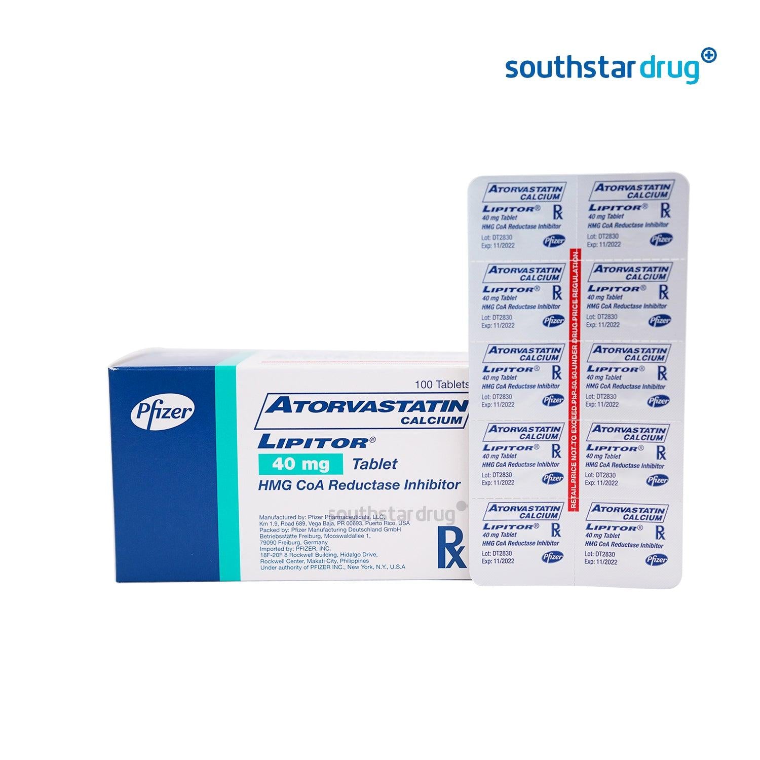 Rx: Lipitor 40mg Tablet - Southstar Drug