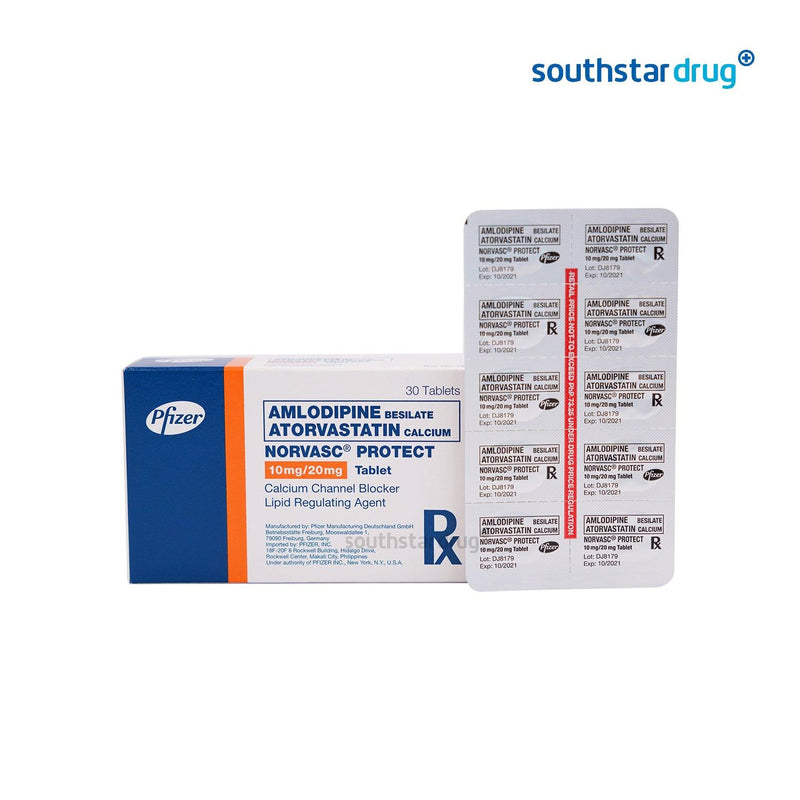 Rx: Norvasc Protect 10mg / 20mg Tablet - Southstar Drug