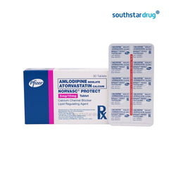 Rx: Norvasc Protect 5 mg / 10 mg Tablet - Southstar Drug