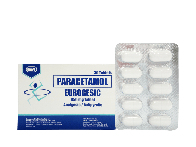 Eurogesic 650mg Tablet - 20s - Southstar Drug
