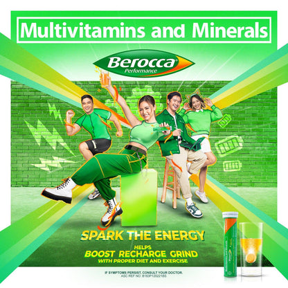 Berocca Mixed Berries Energy Vitamins Effervescent Tablets - 15s - Southstar Drug