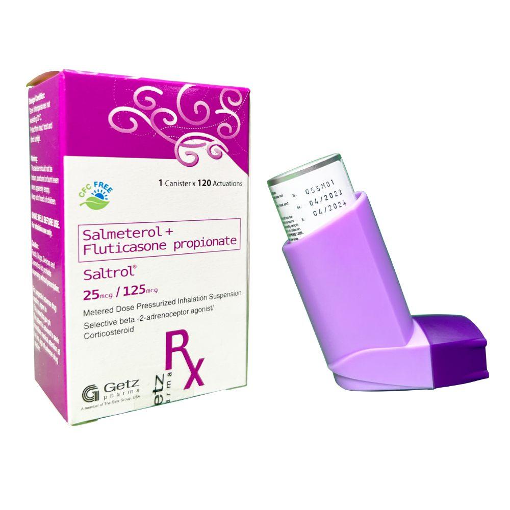 Rx: Saltrol 25mcg/250mcg Metered Dose Inhaler 120 Actuations - Southstar Drug