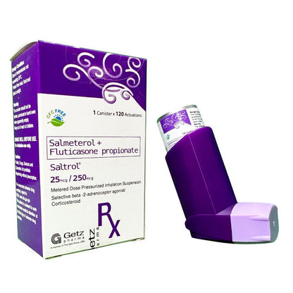 Rx: Saltrol 25mcg/125mcg Metered Dose Inhaler 120 Actuations - Southstar Drug