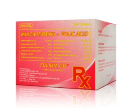 Folium OB Tablet - 20s - Southstar Drug