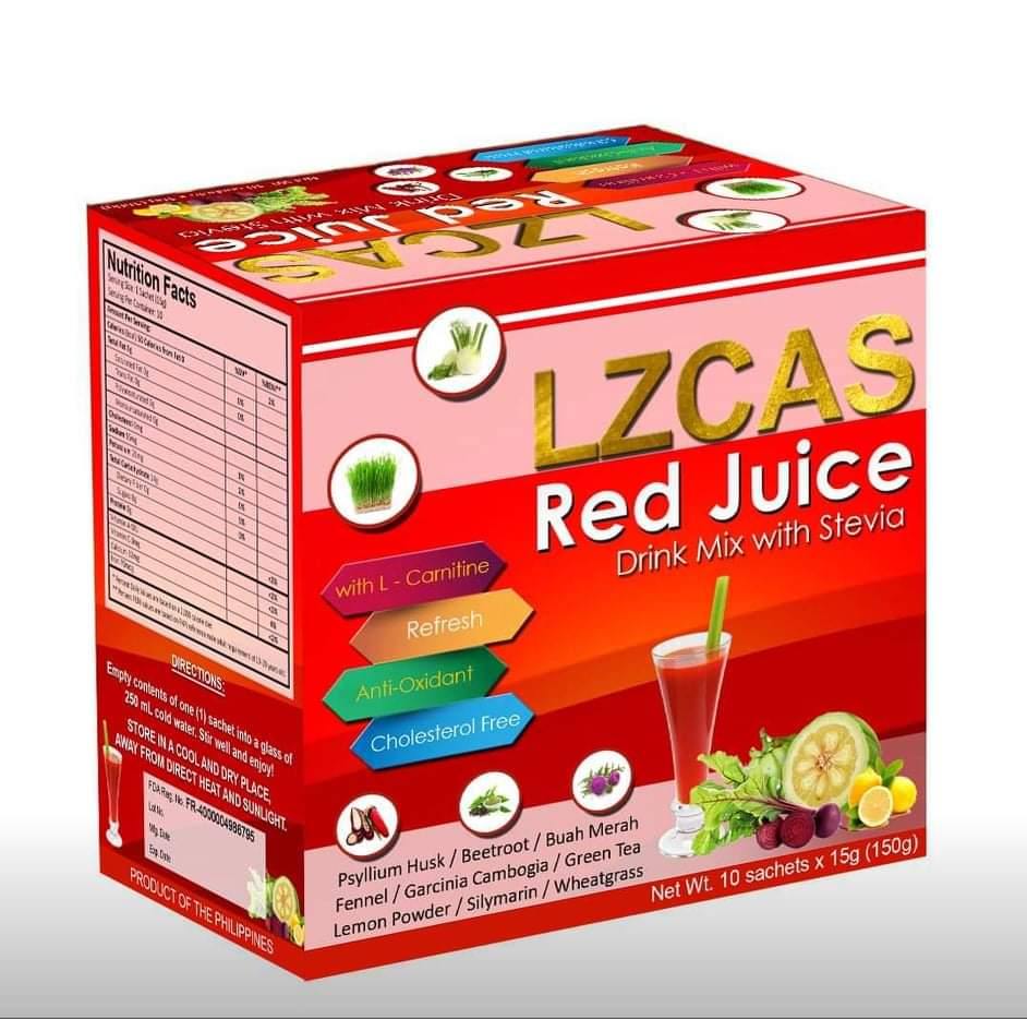 LZCAS Red Powder Juice Drink 150g -10s - Southstar Drug