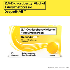 DequadinAB Lemon Lozenge - 8s - Southstar Drug